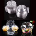 thumbnail image 1 of Clear Plastic Single Cupcake Cake Case Muffin Pod Dome Holder Box Containers, 1 of 5