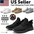 thumbnail image 2 of Chaussures de Course Espadrilles Décontractées pour Hommes Jogging Sport Extérieur Tennis Gym, 2 of 38