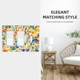 thumbnail image 5 of Flowers Doodle Illustration Switch Cover Decorative Wall Plate 3-Gang 2-Decor 1-Toggle Standard Size, 5 of 5