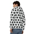 thumbnail image 4 of Kdxio Soccer Print Men Hoodies Casual Hoodies for Men with Zip Pockets Full Zip Long Sleeve Sweatshirt Sports Hooded Jacket-Medium, 4 of 5