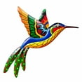 thumbnail image 2 of SINIMOKO Metal Hummingbird Wall Art Decor, Metal Colorful Birds Outdoor Sculpture Iron Outdoor Hanging Decor, Ornaments Metal Hand-made Bird Wall Art Fence, 2 of 6
