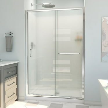 DreamLine Infinity-Z 36 in. D x 48 in. W x 78 3/4 in. H Sliding Shower Door Base and Wall Kit