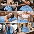 thumbnail image 3 of Dan River Salon Towel Pack of 24 Soft Quick Dry Absorbent Cotton Spa Hand Towel - Blue, 16 x 26 Inches, 3 of 10
