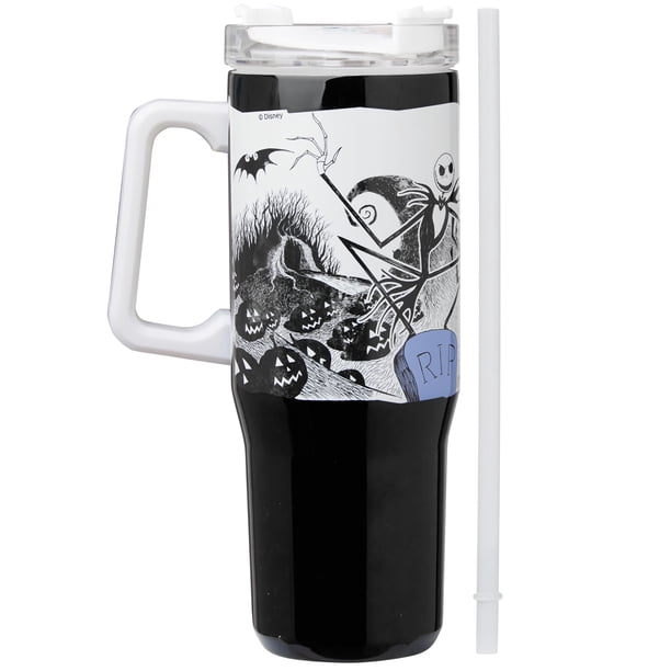 Vaso térmico aislado de acero inoxidable de 950 ml Get Trend con popote