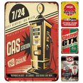 thumbnail image 1 of Kit Pintura Hierro Rectangular Placa Metal Vintage Gasolinera 4 Uds. 20x30cm, 1 of 9