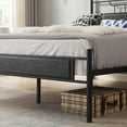 thumbnail image 5 of VECELO 3-Piece Bedroom Set with Full Platform Bed Frame and Nightstands, Black, 5 of 7