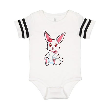 

Inktastic Happy Easter Girl Bunny in Pink Gift Baby Girl Bodysuit