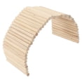 thumbnail image 3 of Puente de madera flexible y seguro para mascotas, túnel de escalada para conejos, cobayas y hámsteres (15 x 30 cm), 3 of 14