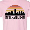 thumbnail image 4 of Inktastic Indianapolis Indiana Skyline Retro T-Shirt, 4 of 5