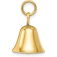 thumbnail image 2 of 14k Yellow Gold Moveable 3D Wedding Bell Charm - 20mm, 2 of 7