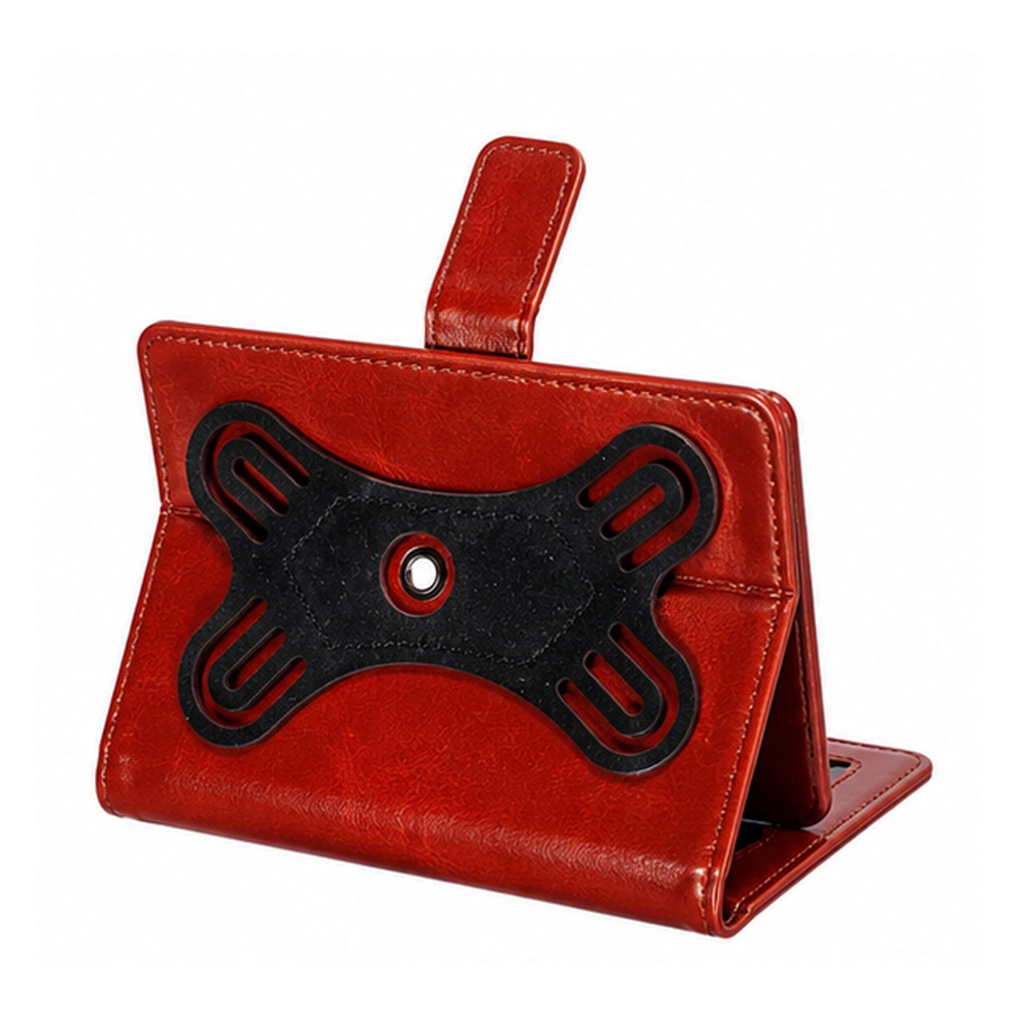 UWC-Large (5.2"-5.5") Universal Wallet Case with 360 Degree Rotating Swivel Stand - Brown