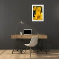 thumbnail image 3 of Berzel, Erin 17x24 White Modern Wood Framed Museum Art Print Titled - Yellow Sunflowers, 3 of 4