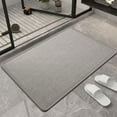 thumbnail image 4 of Bathroom Absorbent Floor Mat - Non-Slip Toilet Door Rug, Quick Dry Shower Carpet for Bath & Laundry Room, 4 of 4