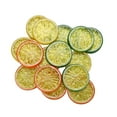 thumbnail image 1 of Rodajas de limón: 5 de cada  de color amarillo verde y naranja 15 piezas tamaño: 5x5 cm Rodajas de fruta simuladas ANGGREK Otros, 1 of 8