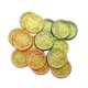 thumbnail image 1 of Rodajas de limón: 5 de cada de color amarillo verde y naranja 15 piezas tamaño: 5x5 cm Rodajas de fruta simuladas ANGGREK Otros, 1 of 8