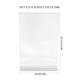 thumbnail image 4 of Miangastore Restaurant Sign Stand Transparent 1Pcs 11.67X8.25X1.57in, 4 of 8