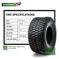 thumbnail image 3 of 18X8.5-10 Lawn Mower Tractor Cart Turf Tires 4 Ply 18x8.5x10 -Set 2-13029, 3 of 5