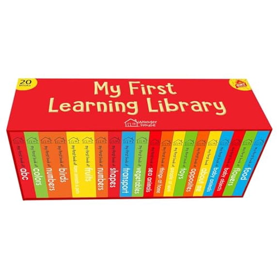 Pre-Owned My First Complete Learning Library: Boxset of 20 Board Books Gift Set for Kids: Box Set of 20 Board Books for Children Hardcover