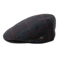 thumbnail image 3 of Wool Tweed Men's Plaid Herringbone Newsboy Ivy Cap Gatsby Golf Flat Hat, 3 of 17