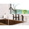 thumbnail image 2 of Pfister F-031-4Co Courant 1.8 GPM Widespread Bridge Kitchen Faucet - Chrome, 2 of 7