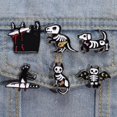 thumbnail image 4 of Broche Creativo Punk Murciélago Perro De Solapa Animal Insignias Pin Accesorios De Joyería Regalo, 4 of 4