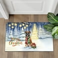 thumbnail image 4 of Merry Christmas Boxer Snowy Winter with Gifts Tree Decorations Doormat Boxers Dog Lover Gifts Idea Indoor Outdoor Welcome Mat - 12020, 4 of 5