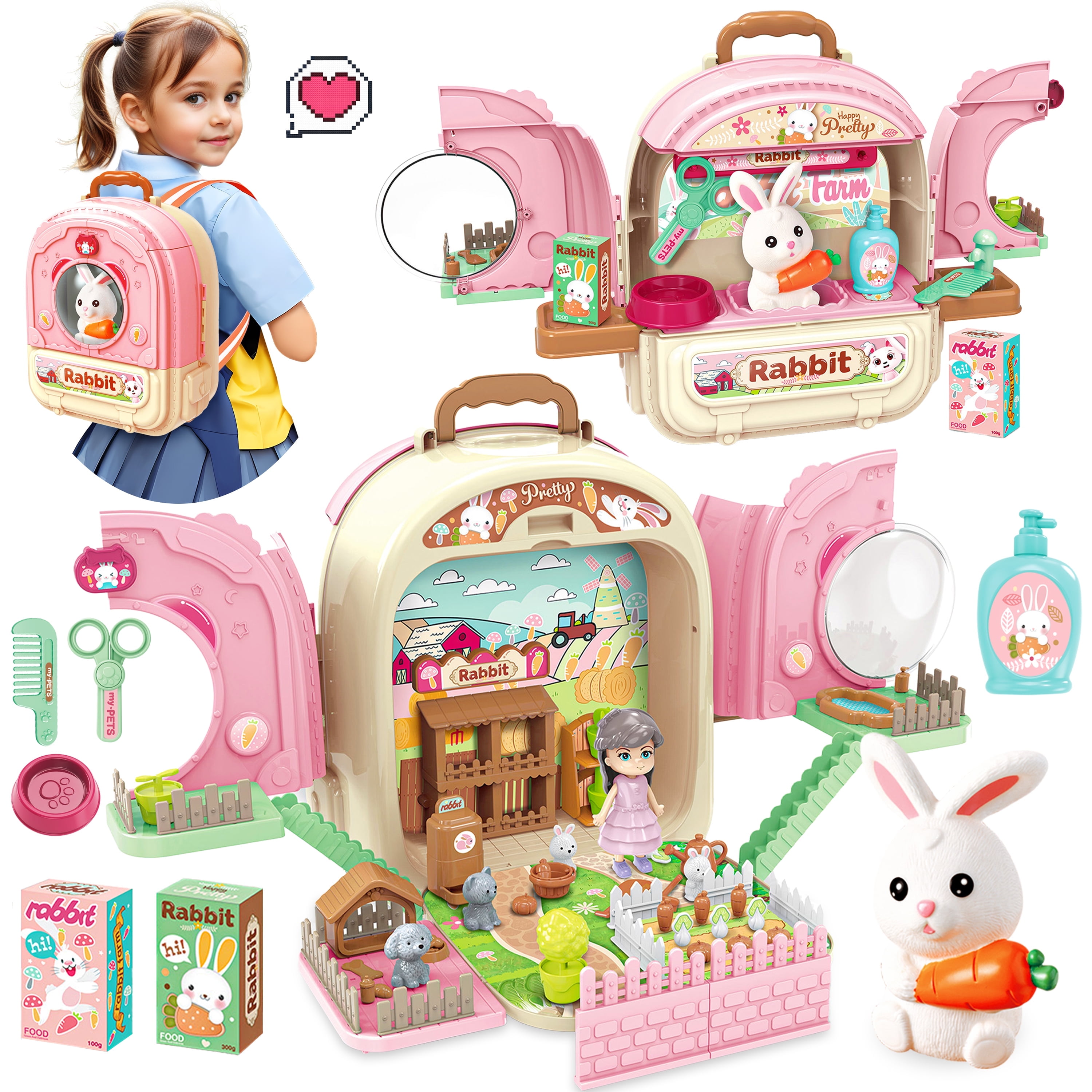 BLACK+DECKER Junior Kids Tool Set - 42 Piece Mega Tool Kit With Helmet For Toddlers Ages 3+