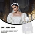thumbnail image 2 of WRISTBIQUE Bride Flower Wreath Headband Gauze Plastic 1Pcs 7.9x7.9x16.5in, 2 of 9