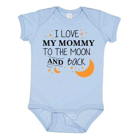 

Inktastic I Love My Mommy to the Moon and Back Gift Baby Boy or Baby Girl Bodysuit