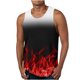 thumbnail image 1 of Hombres Casual Gradación Impresión Suéter Cuello Redondo Tanque Deportivo, 1 of 4