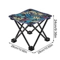 thumbnail image 3 of Folding Chair, Outdoor Portable Stool, Small Chair for Camping Barbecue, 3 of 8