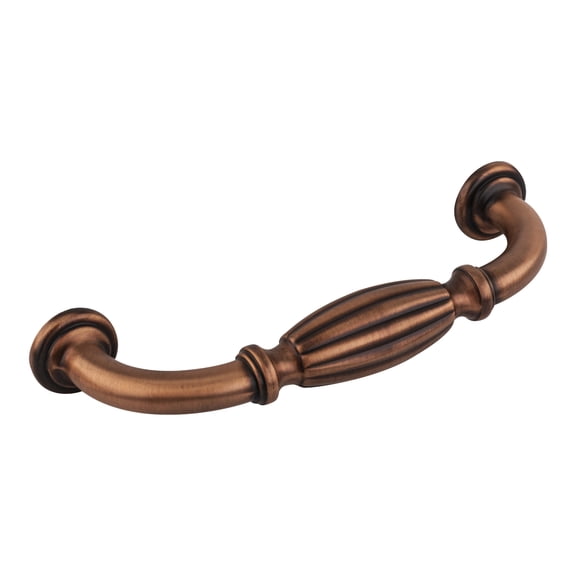 Amerock BP55223BC-XCP5 Blythe Traditional Kitchen Cabinet Pull 3 3/4" Center to Center Brushed Copper - pack of 5