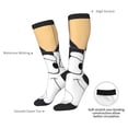 thumbnail image 4 of Masiiu Bluey Print Adult Crew socks, Comfortable Novelty Colorful Patterned, Breathable, Stylish Colorblock for Men Women, 4 of 6