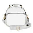 thumbnail image 2 of fenteer Clear Crossbody Bag, Crossbody Bag, Tote Bag, Detachable Strap, Stadium Approved White, 2 of 8