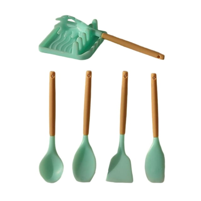 Mini juego de utensilios de cocina para , accesorios , Verde claro Zulema Utensilio de cocina