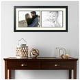 thumbnail image 2 of ArtToFrames Collage Photo Picture Frame with 2 - 9x12" Openings, Framed in Black with Brilliant White and Black Mats (CDM-3926-1608), 2 of 8