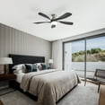 thumbnail image 5 of Sofucor 52" Modern Black Ceiling Fan with LED Light and Remote, 5 of 13