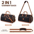 thumbnail image 5 of MIUSSE Convertible Garment Bag for Travel 2-in-1 Garment Duffle Bag 60L Carry On Garment Weekender Bag Hanging Suitcase Suit Travel Duffel, 5 of 7