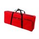 thumbnail image 5 of Bolsa para teclado de 61 teclas, funda protectora de almacenamiento, funda de transporte, bolsa de piano gruesa rojo, 5 of 9