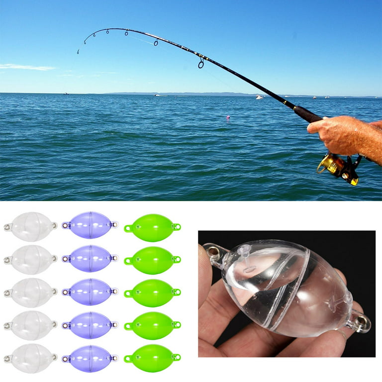 AOOOWER 5 Pcs Fishing Float PVC Water Balls Bubble Floats Sea Fish