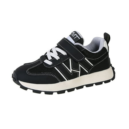 

Kids Casual Sneakers Waterproof Hook-and-loop Fastener Sports Shoes Outdoor Running Walking For Boys And Girls