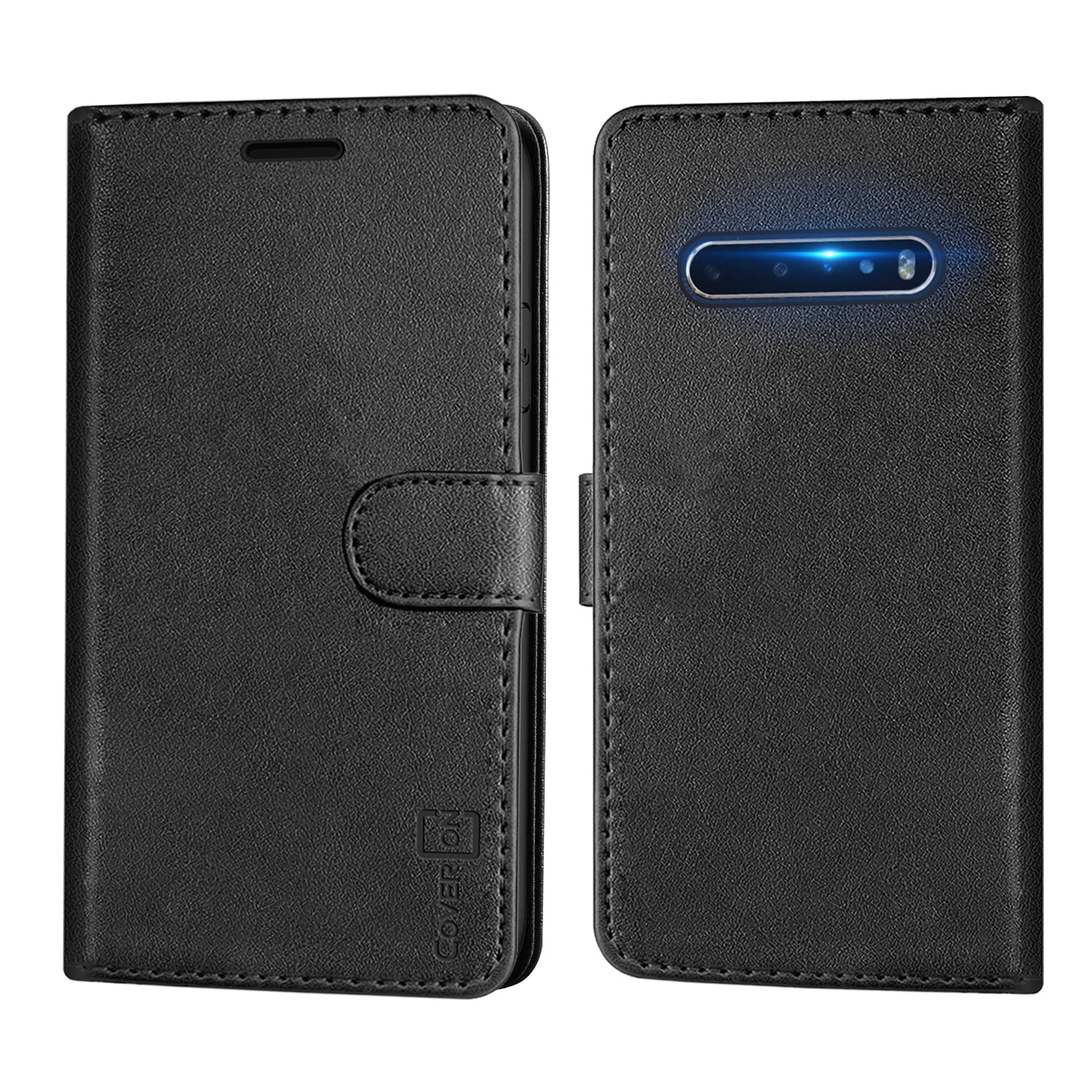 CoverON LG V60 ThinQ 5G Wallet Case RFID Blocking Vegan Leather Card Holder  Phone Cover - CarryAll Series - Walmart.com
