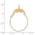 thumbnail image 3 of Collier Pendentif Porte-Papillons en Or Jaune 14k Insecte Arachnide Papillon, 3 of 7