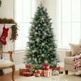 thumbnail image 5 of Costway 6 FT Artificial Christmas Tree with 806 Branch Tips, 270 Warm White LED Lights, 5 of 10