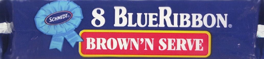 Schmidt Blue Ribbon White Brown & Serve Rolls, 12 Count 11 oz