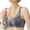 Grey, variant on Women's Underwire Lace Floral Unlined Unlined Plus Size Full Coverage Bra 34/75B