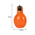 thumbnail image 3 of 2 Pieces Hand Squeeze Whistles Loud Sports Whistle For Hiking Indoor Outdoor Yellow And Red, 3 of 5