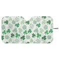 thumbnail image 3 of Xixirimido Abstract Shamrock Print Car Windshield Sun Shade Foldable Sunshade Front Window Cover Sun Visor for Trucks SUVs Sedan Universal Car Interior Accessories, 3 of 8