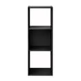 thumbnail image 4 of Mainstays 3 Cube Storage Organizer, Black, 4 of 9