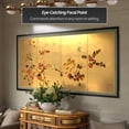 thumbnail image 3 of 6ft. Long Handpainted Goldleaf Chinese Silk Wall Art Screen - Cherry Blossoms, 3 of 4